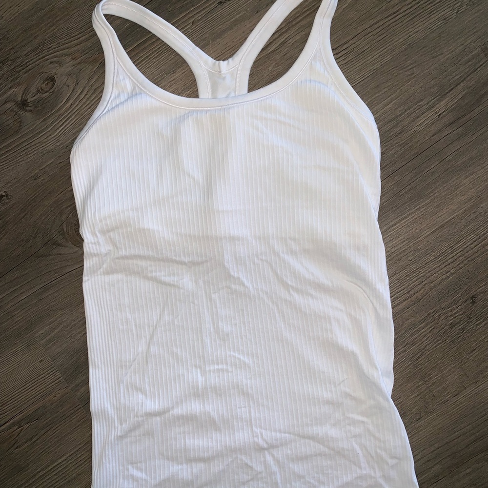 Lululemon white padded top
